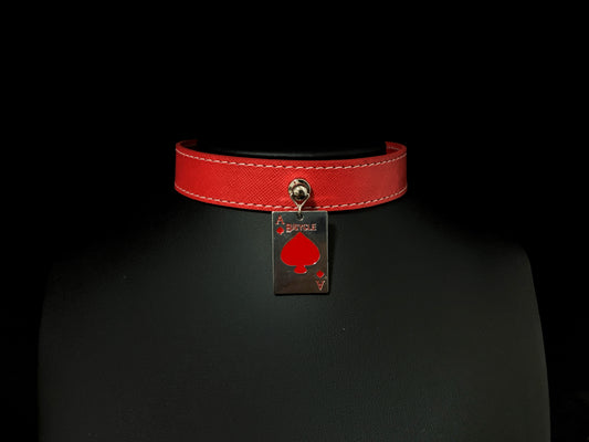 Leather Hand-made Collar [Ace]