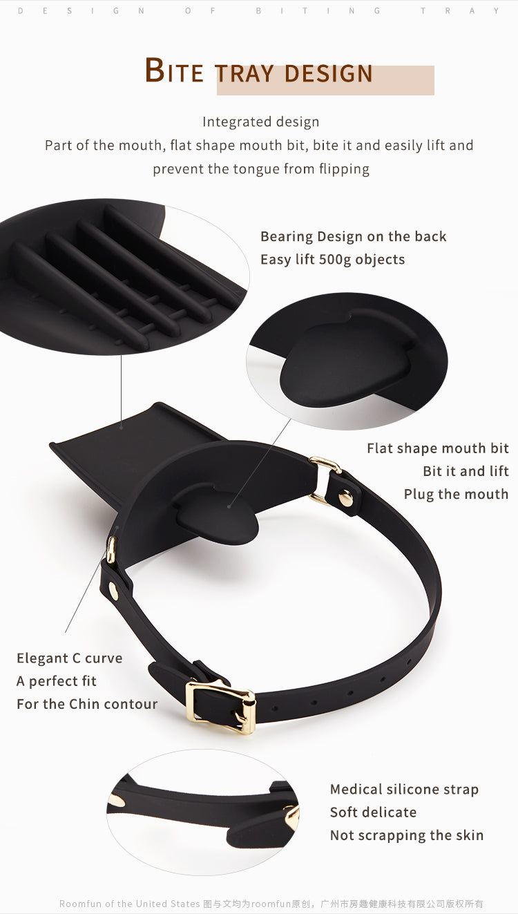 Fetish Mouth Teacup Tray Gag